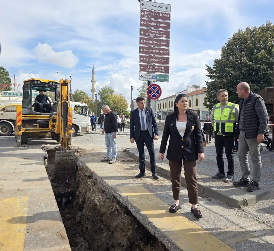 Edirne’de su kayıplarını önlemek için altyapı çalışması başlatıldı