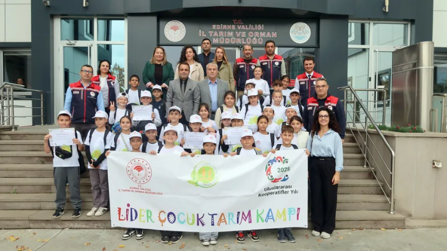 Lider Cocuk Tarim Kampi 3 - Edirneli çocuklar tarımla tanıştı, kooperatifçiliği öğrendi