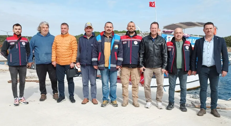 Saros Yapay Resif Calismasi 1 - Saros Körfezi’nde yapay resif çalışması başlatıldı