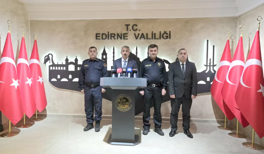 Edirne’de suç oranları geriledi