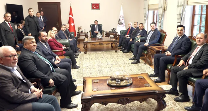 Adalet bakani ziyaret 2 - Adalet Bakanı Tunç, Kırklareli’nde ziyaretlerde bulundu
