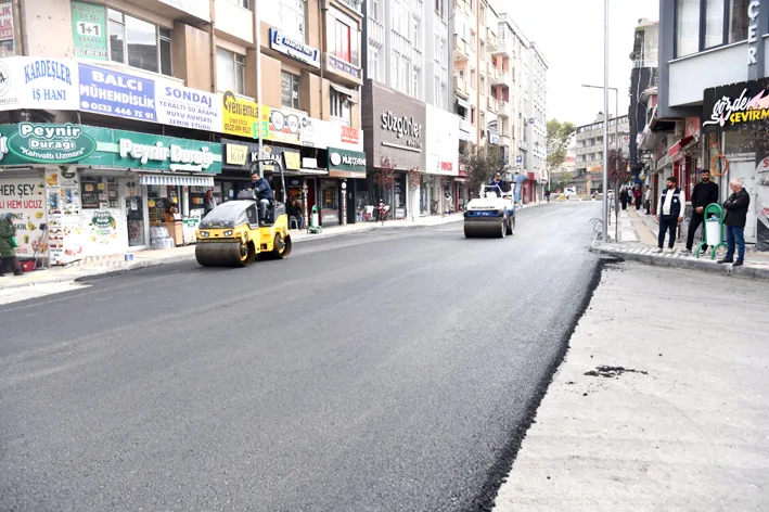 Asfalt dokumu 2 - Keşan’da 2. kat asfalt çalışmaları yapılıyor