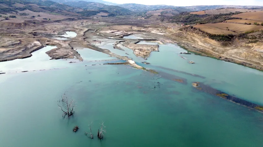 Tekirdağ’da Naip Barajı’nın doluluk oranı yağışlara rağmen artmadı