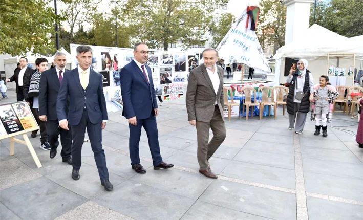 Ekim ayi gazze ayi 2 - Tekirdağ Valisi Soytürk “Ekim Ayı Gazze Ayı” etkinliğine katıldı