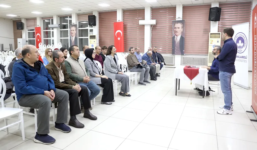 Kırklareli’nde “Kökleri Derinde Bir Sorun: Filistin’in Tarihsel Arka Planı” konferansı düzenlendi