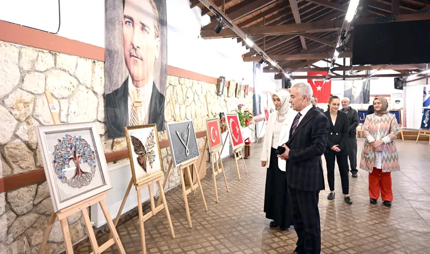 Filografi sanat sergisi açıldı