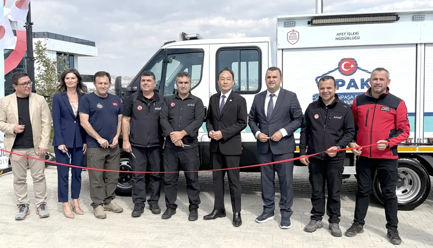 Japonya’nın Ankara Büyükelçiliğinden Tekirdağ’a arama kurtarma aracı desteği