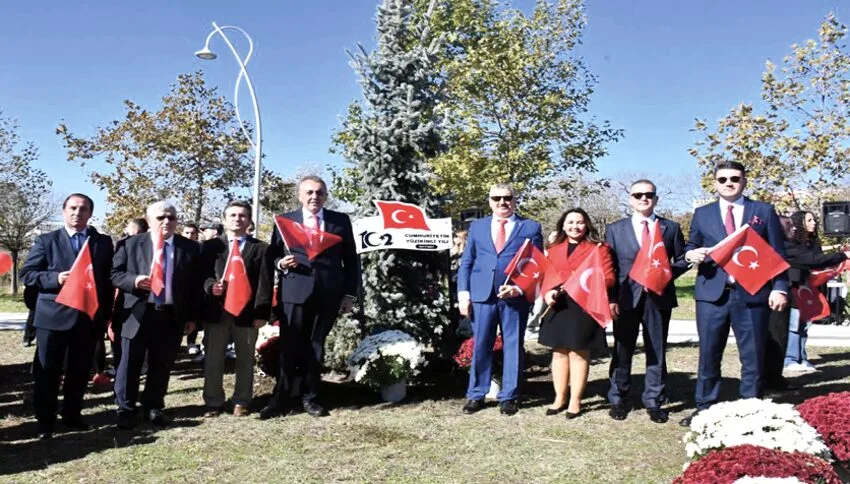 Tekirdağ NKÜ’de fidan dikimi yapıldı