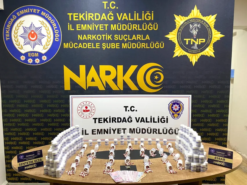 Tekirdağ’da uyuşturucuya 11 tutuklama