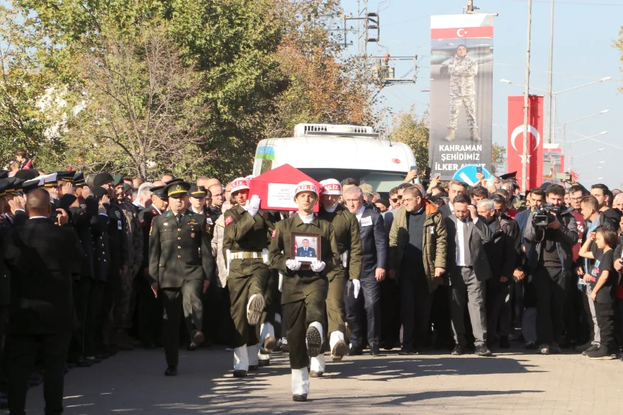 Tekirdağ şehidini son yolculuğuna uğurladı