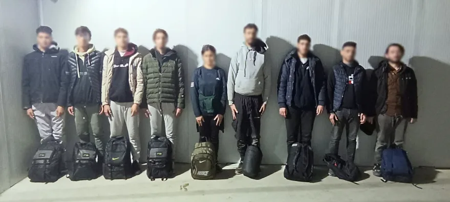 Edirne’de 9 düzensiz göçmen yakalandı