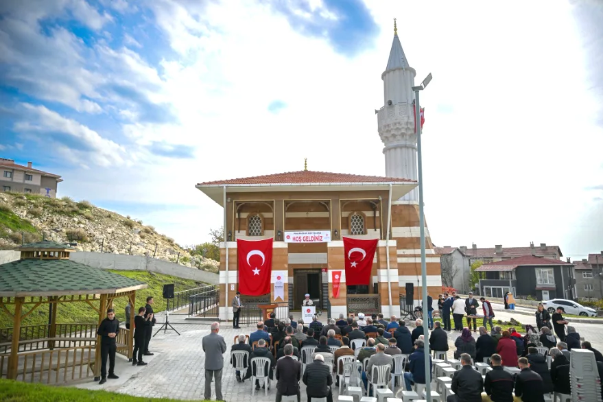 Kırklareli Pınarhisar’da TOKİ Camii ibadete açıldı