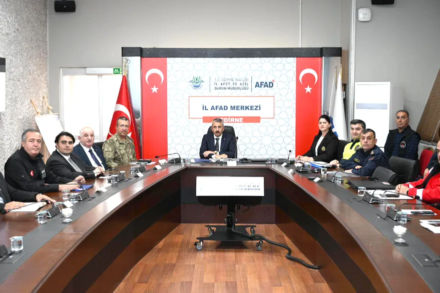 Edirne’de TAMP Afet Müdahale Planı gözden geçirildi