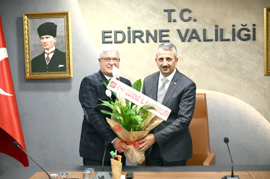 CHP Edirne İl Yönetimi Vali Sezer’i ziyaret etti