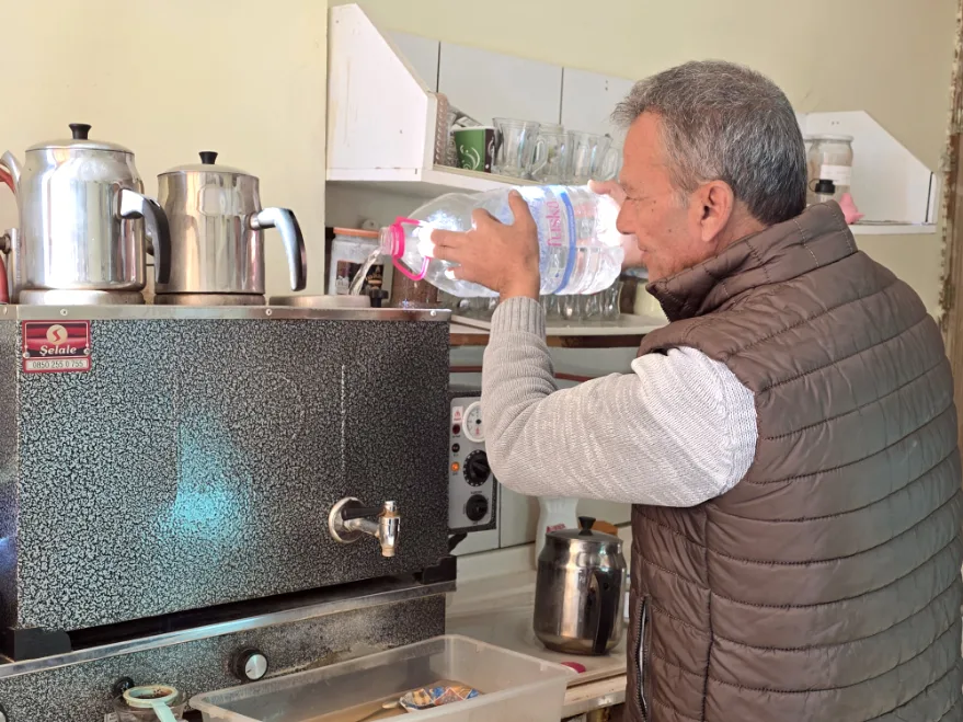 Taşıma suyla çay ocağı döndürmeye çalıştılar