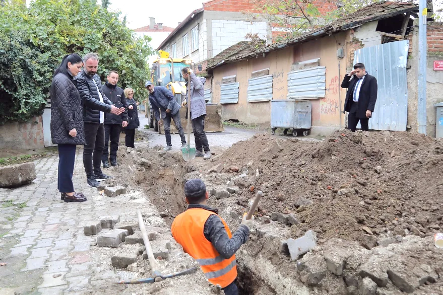 Edirne’de su kayıplarına karşı Kaleiçi’nde altyapı yenileniyor