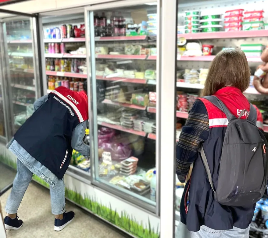 Edirne’de gıda güvenliği için denetimler sürüyor