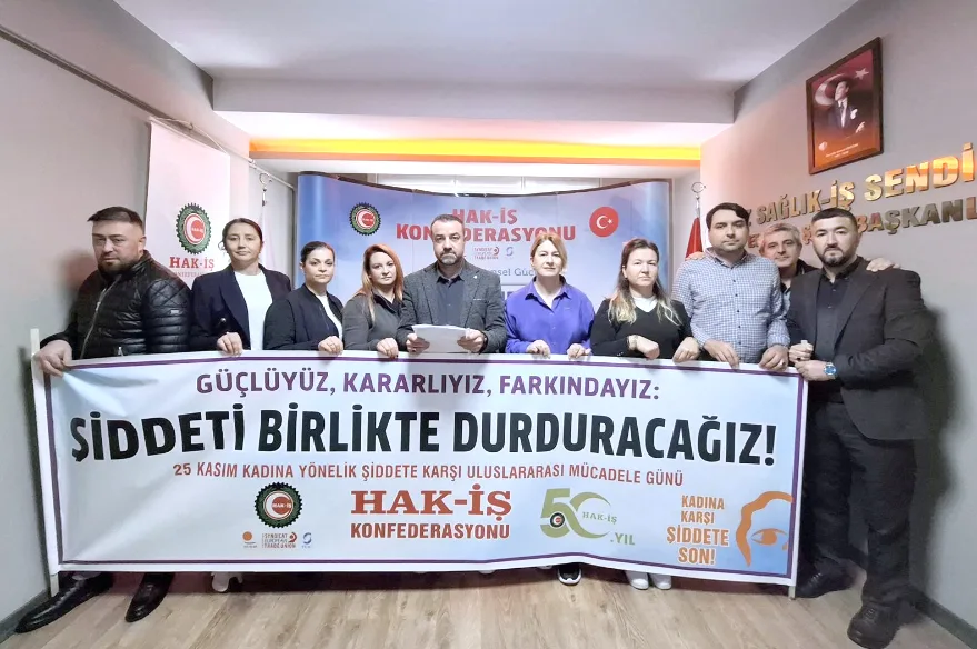 “Şiddetin her türlüsüne karşıyız” 