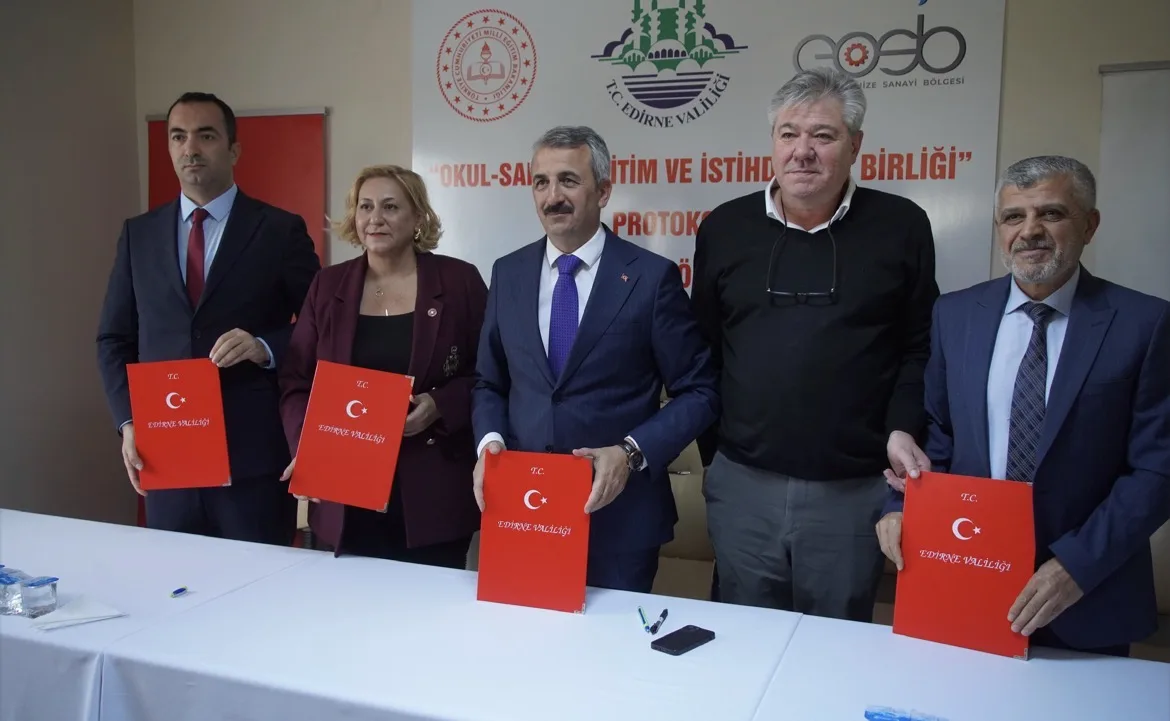 Edirne’de meslek lisesi öğrencilerine istihdam garantili staj programı