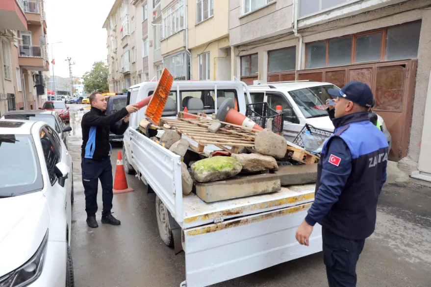 Edirne’de yol ve kaldırım işgali denetimleri sürüyor