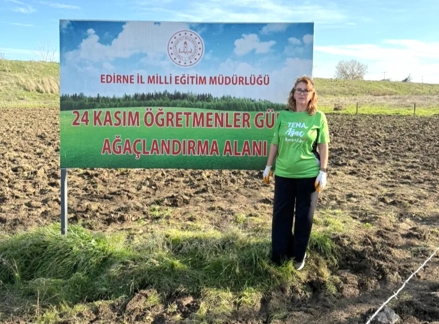 TEMA Agac Dikimi 2 - Edirne’de öğretmenler adına yeşeren orman