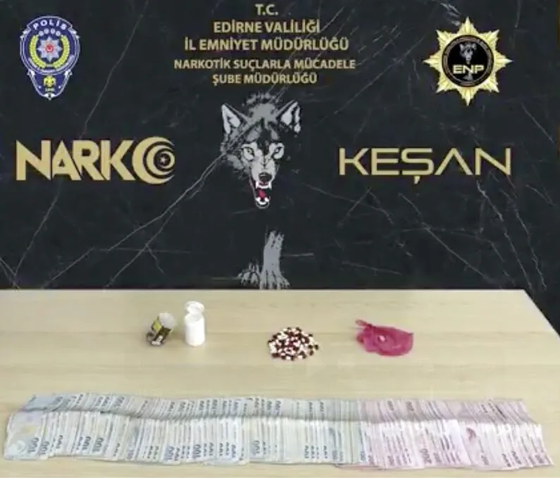 Edirne’de uyuşturucu operasyonu: 10 gözaltı