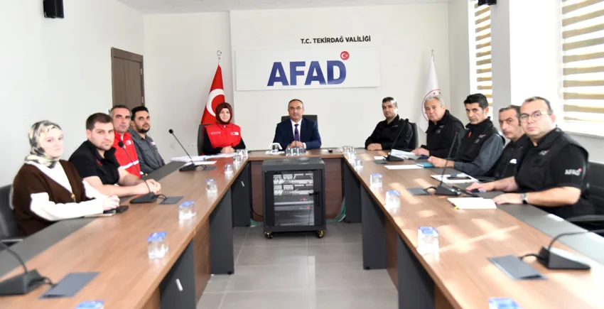 Tekirdağ’da İl Afet Beslenme Planı Toplantısı düzenlendi