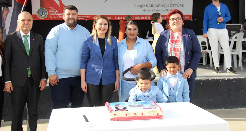 Tekirdağ’da yardım kampanyası tamamlanan SMA’lı Hulusi Sert için balon uçuruldu