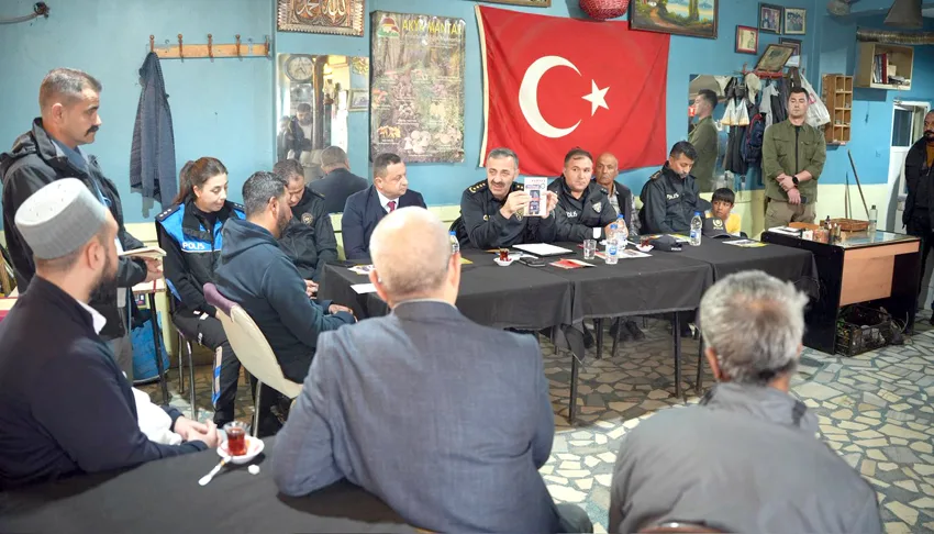 Tekirdağ Emniyet Müdürü Turanlı vatandaşlarla bir araya geldi
