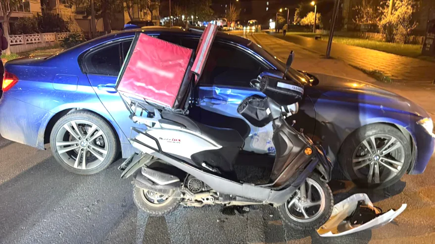 Edirne’de motosikletle otomobilin çarpıştığı kazada bir kişi yaralandı