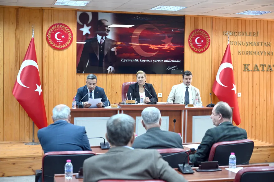 Edirne İl Genel Meclisi aralık ayı toplantıları başladı