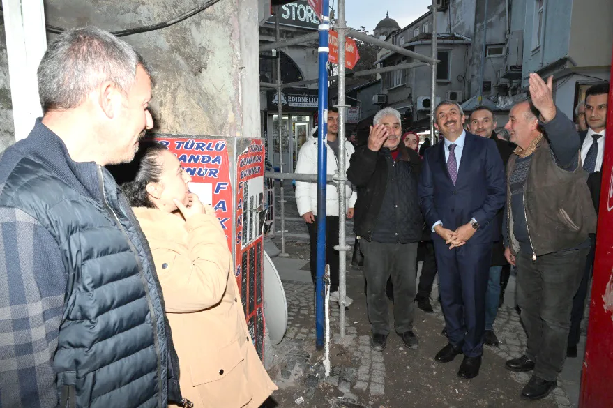 AA 20251204 39886244 39886243 EDIRNEDE TARIHI KUNDURACILAR CARSISINDAKI RESTORASYON CALISMALARI TAMAMLANMAK UZERE - Tarihi Kunduracılar Çarşısı’ndaki restorasyonda sona gelindi