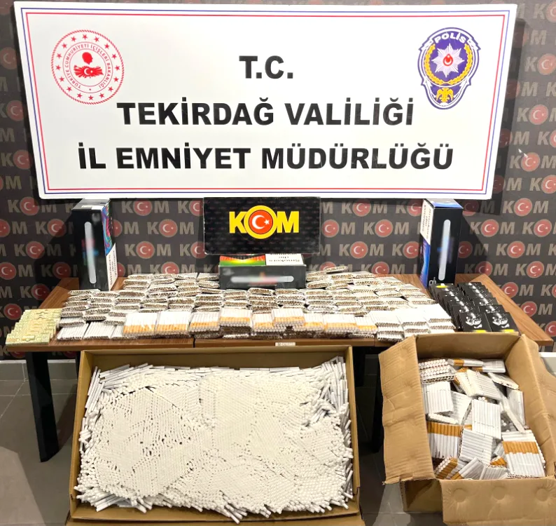 Tekirdağ’da kaçakçılık operasyonunda 12 kişi yakalandı