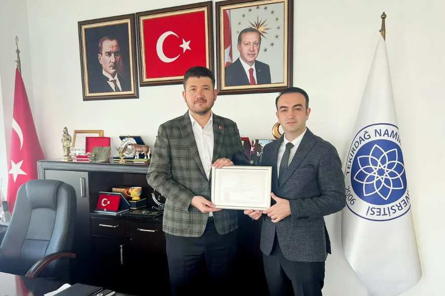 NKÜ’ye “Beslenme Dostu İş Yeri” belgesi verildi
