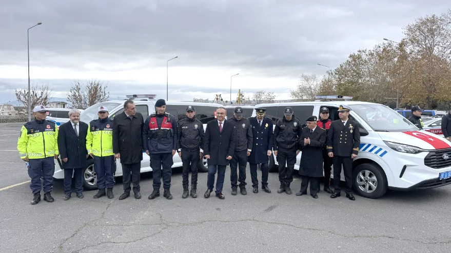 Tekirdağ’da güvenlik birimlerine yeni araçları teslim edildi