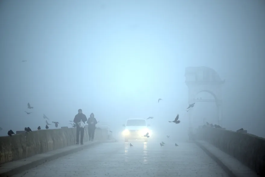 Edirne’de yoğun sis etkili oluyor