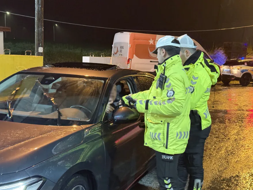 Tekirdağ’da polis ekipleri trafik uygulaması yaptı