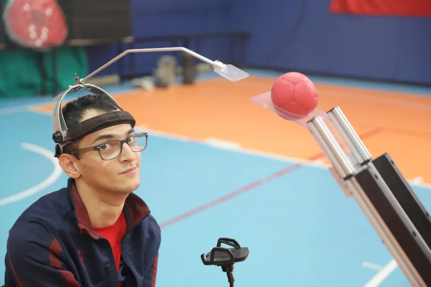 Serebral palsili Kadir Berke, boccia sporunu tanıtarak farkındalık oluşturuyor
