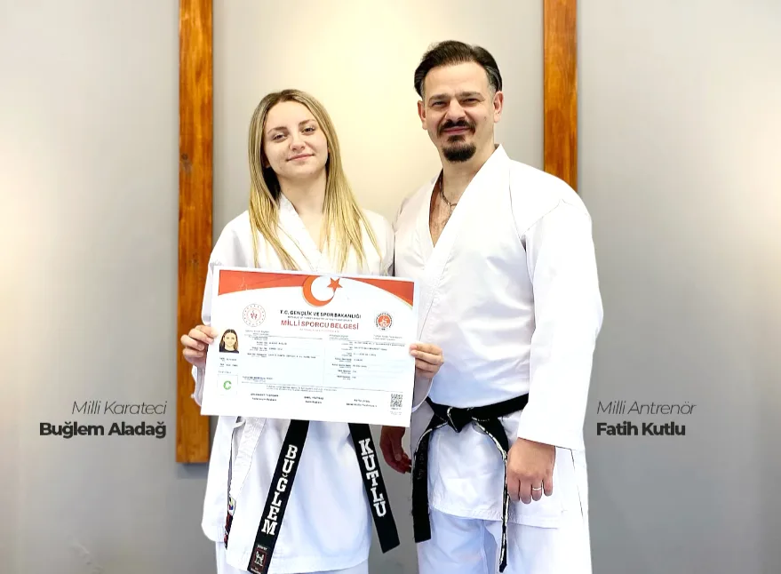 Genç Karateci Buğlem Milli Sporcu oldu