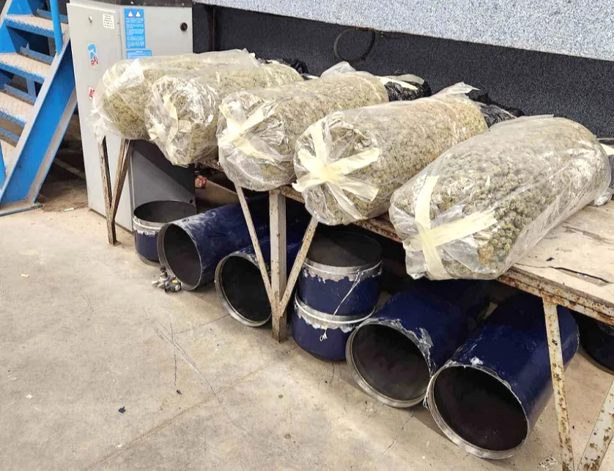 LPG tüplerinden 70 kilogram esrar çıktı