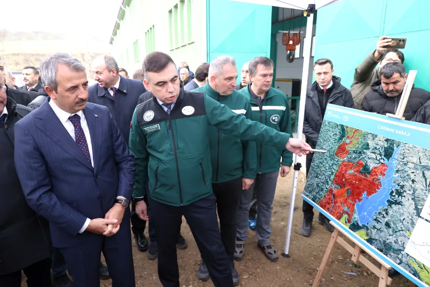 Cakmak Baraji 1 - Meriç Nehri’nden Çakmak Barajı’na su aktarımı başladı
