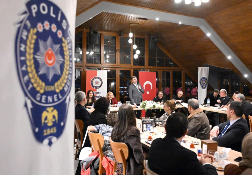 Edirne Emniyetinde emekli personele vefa gecesi