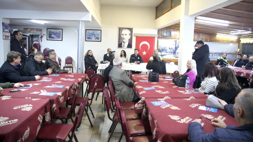 Emniyet Muduru Ayhan 2 - Edirne Emniyet Müdürü Ayhan, Kocasinan Mahallesi sakinleriyle buluştu