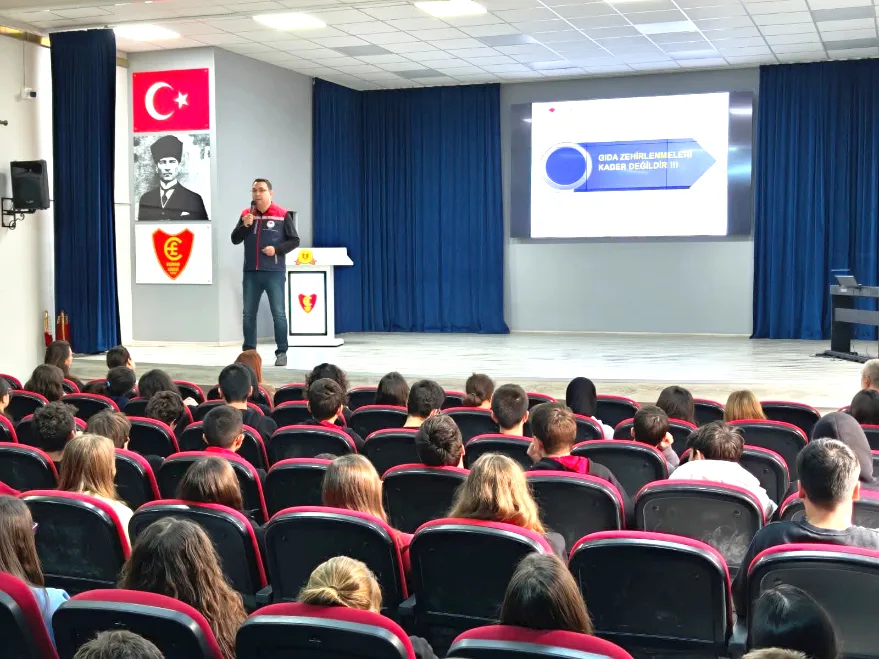 Edirne’de lise öğrencilerine gıda güvenliği eğitimi