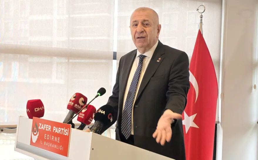 Zafer Partisi lideri Özdağ, Edirne’de konuştu