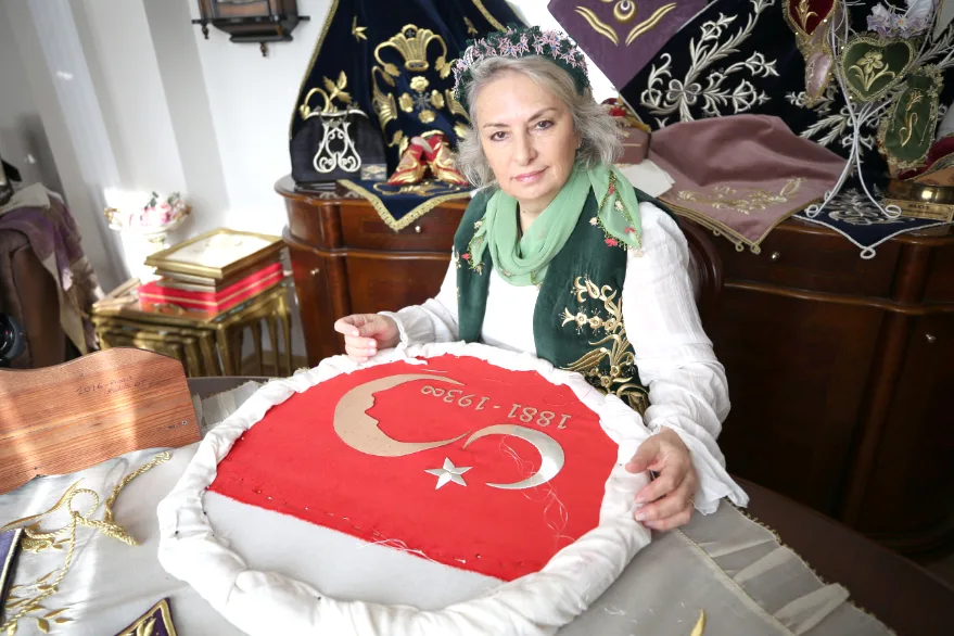 Sim Sirma Sanati 2 - Edirne’de sim sırma sanatı ilmek ilmek yaşatılıyor