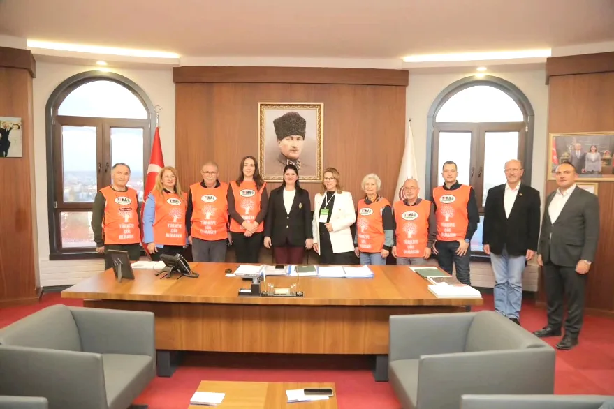 TEMA Ziyaret 1 - TEMA Vakfı İl Temsilcisi Çoğal’dan Başkan Gencan’a ziyaret