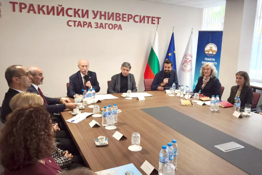 TÜ heyetinden Bulgaristan’daki iki üniversiteye ziyaret