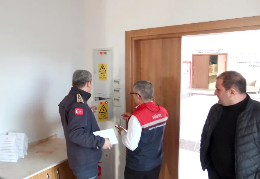 Tarim ve Orman Mudurlugu Yangin Denetim 3 - Tarım ve Orman Müdürlüğünde yangın güvenliği denetimi