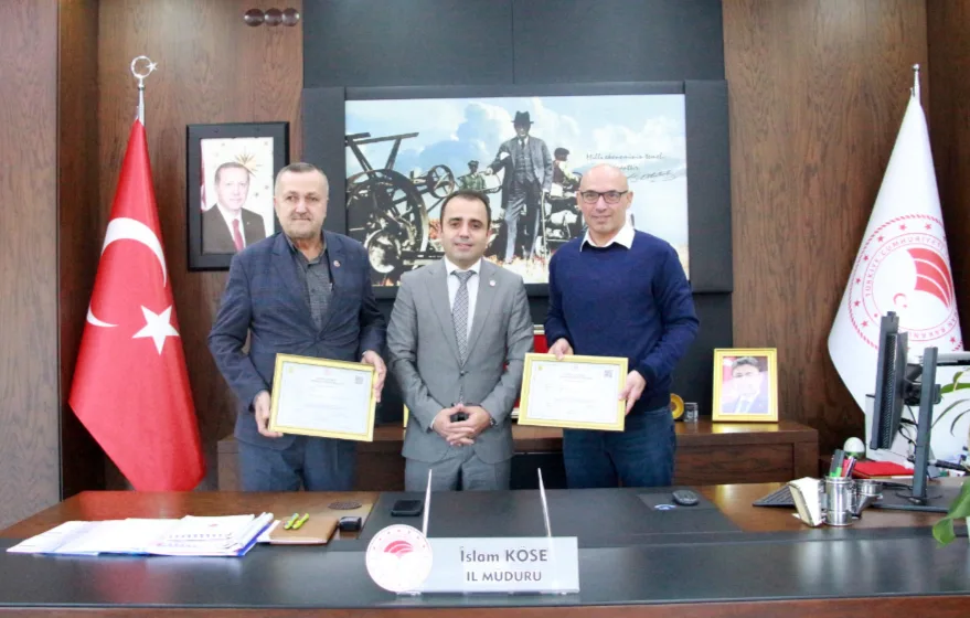 Edirne’de İki Birliğe “1. Derece Tarımsal Örgüt” Belgesi